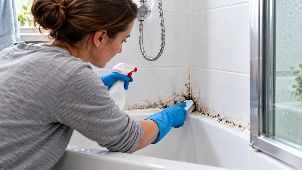 How to Clean Bathroom Mold and Keep It From Coming Back