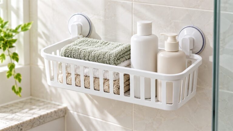 Bathroom suction basket