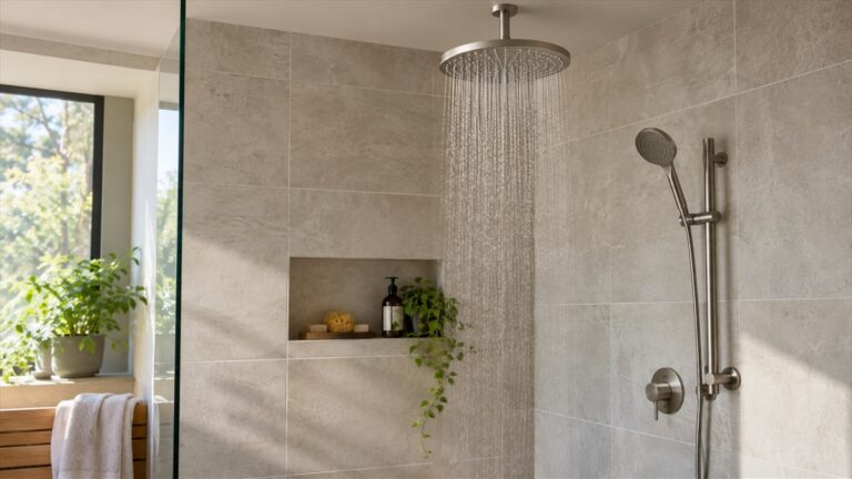 Best adding a rain shower head