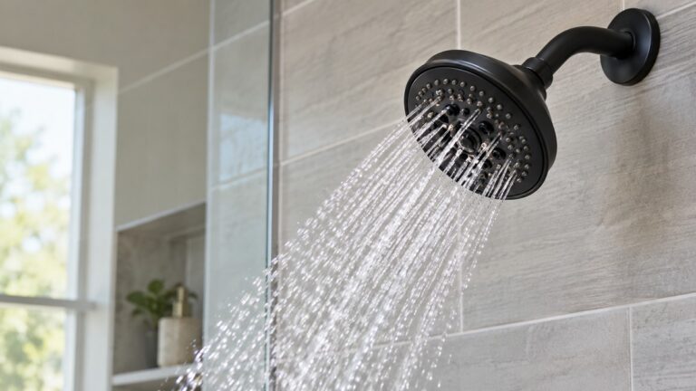 Delta H2Okinetic 5 Spray Shower Head Review: Model 52668-BL