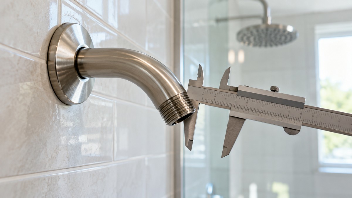 How to Measure Shower Arm Thread Size