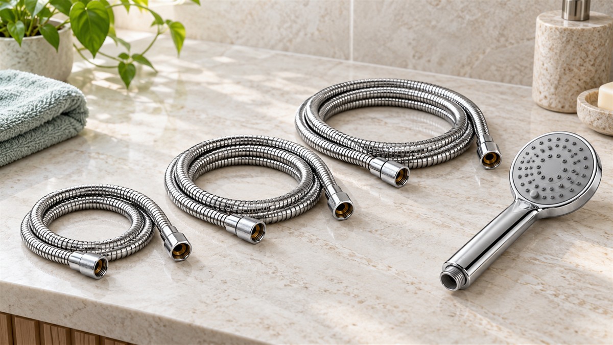 Extendable shower hoses