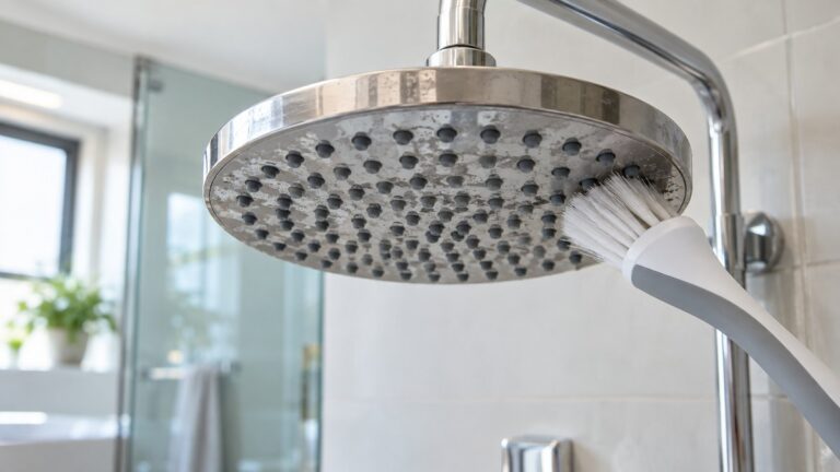 How to Clean a Rain Shower Head With Rubber Nozzles