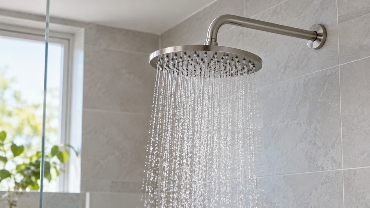 How to Install a Rain Shower Head on a Shower Arm