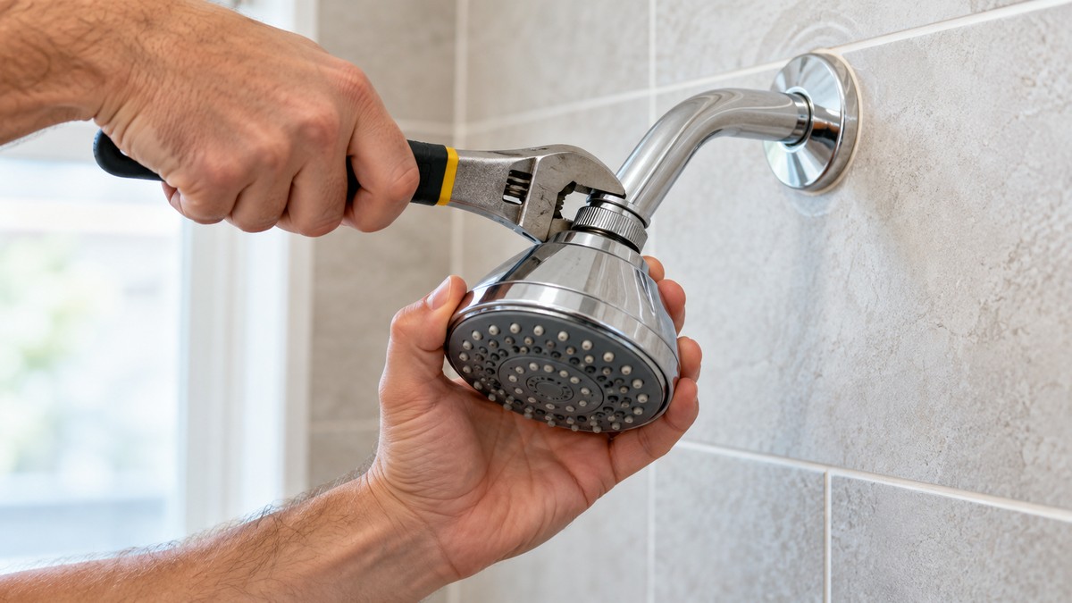 How to Remove a Stuck Shower Head Step by Step