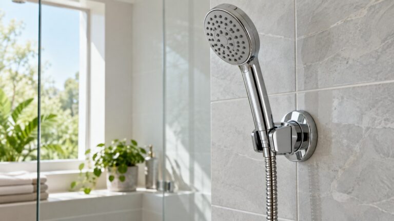 Kes all metal shower head holder dual size review
