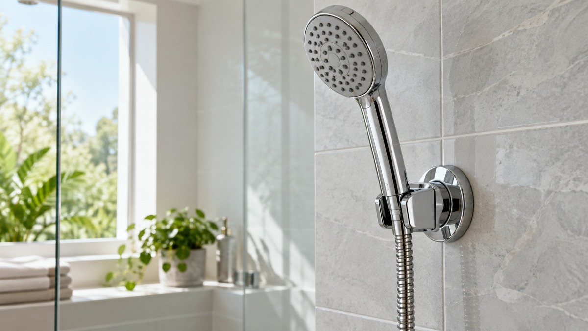 Kes all metal shower head holder dual size review