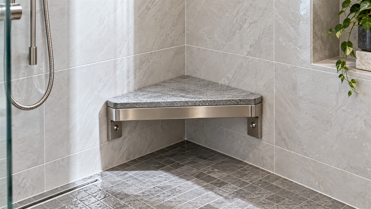 Questech 5 corner shower footrest review