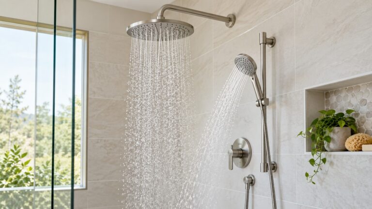 Rainfall handheld combo showers