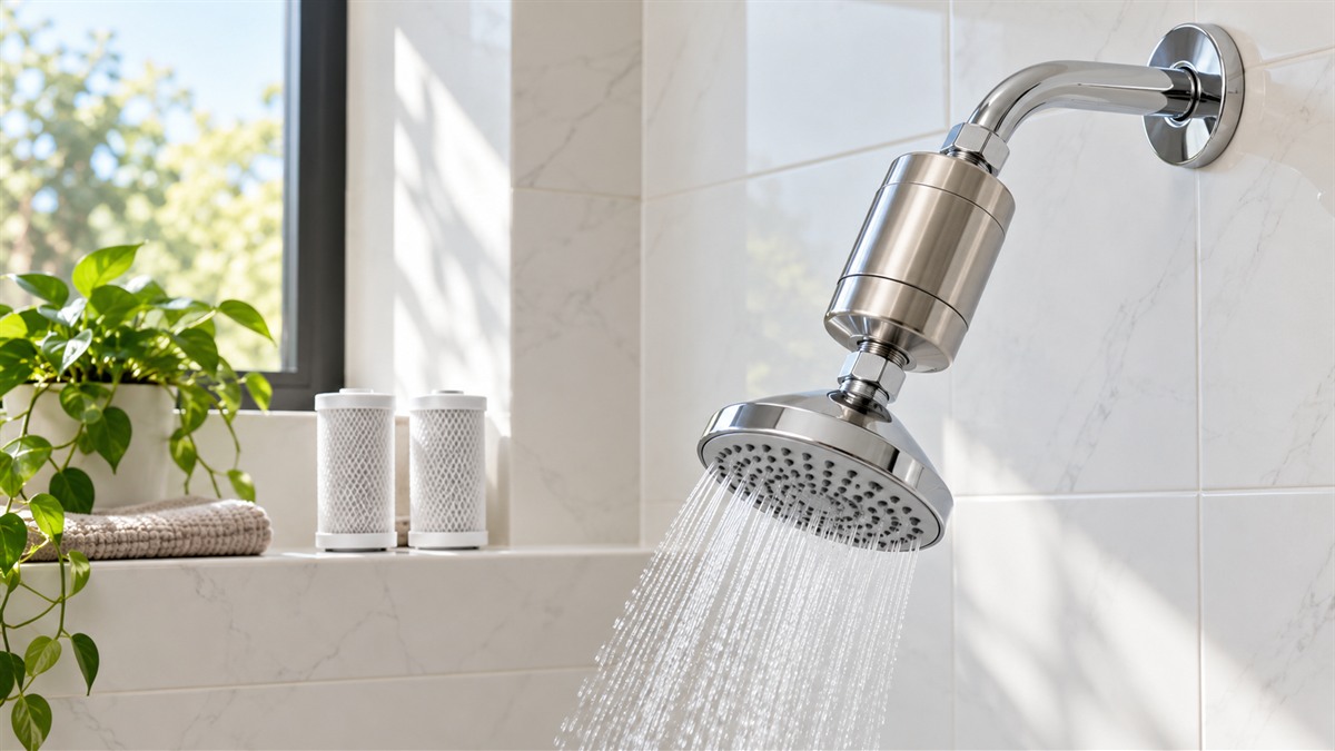 Shower head filters