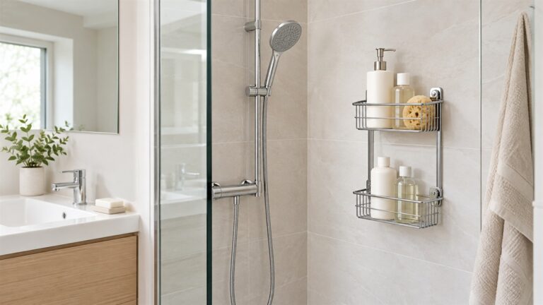 Small shower rack