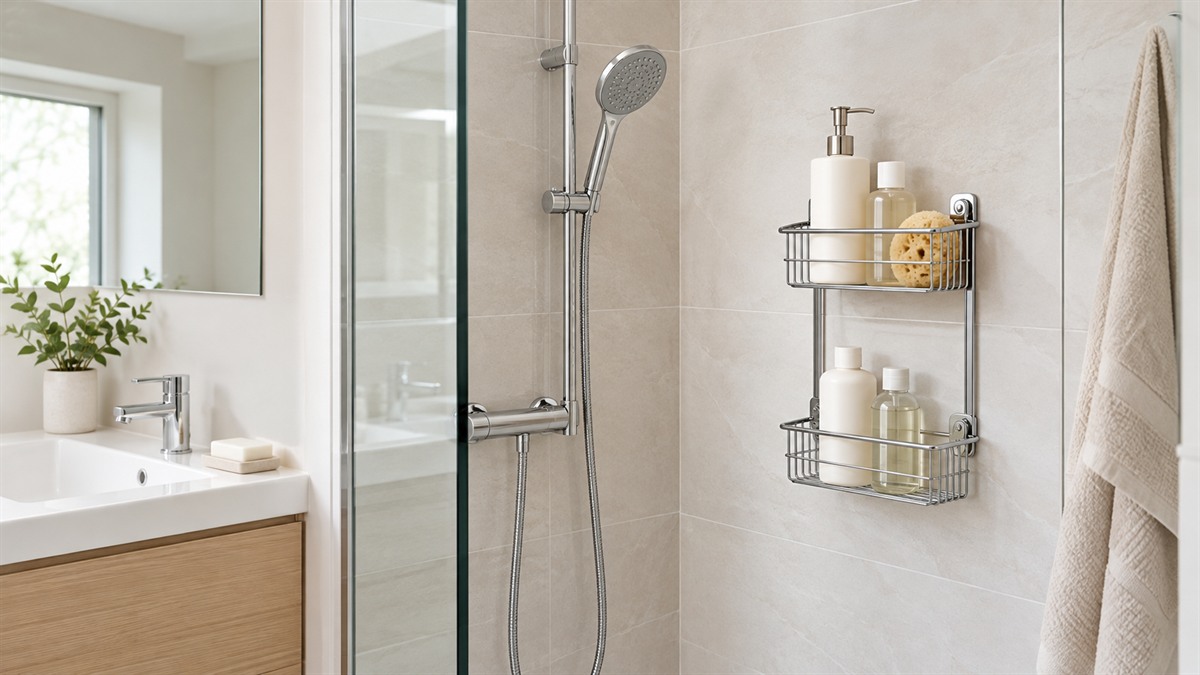 Small shower rack