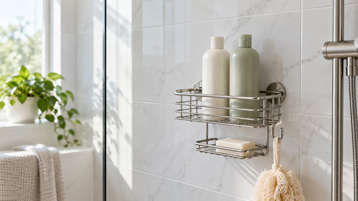Soap and shampoo holder