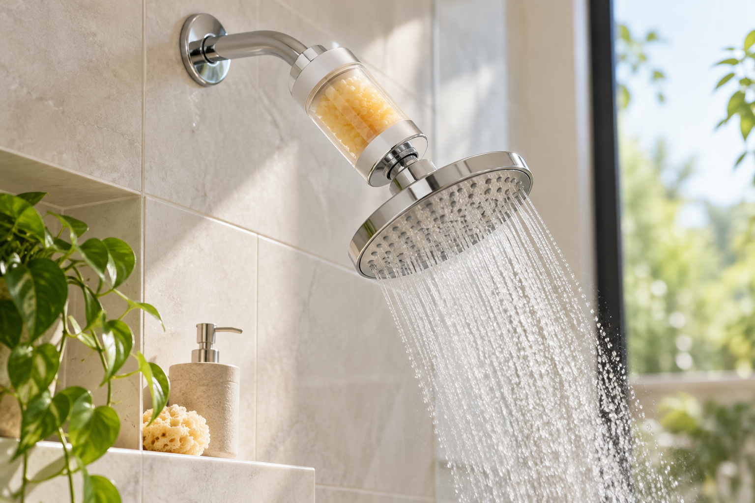 VELORA Vitamin C Shower Filter: Hard-Water Filtering With a Scented Shower