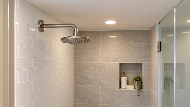 Plan a Fixed Shower Head Installation for Low Ceiling