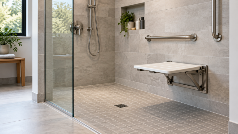 Plan a Shower Seat Installation for Drainage